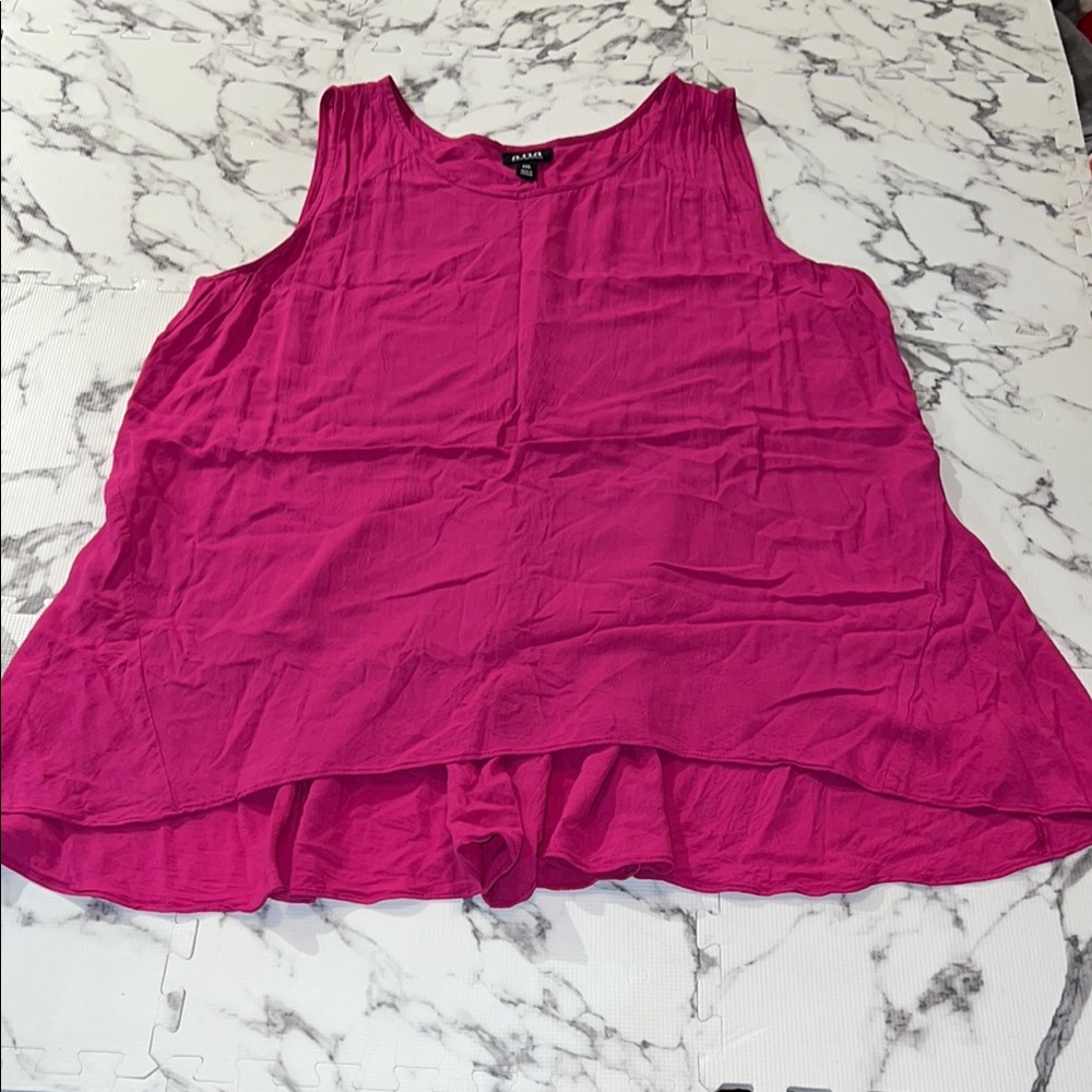 a.n.a Pink layered Sleeveless blouse